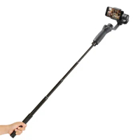 Extension Selfie Stick Metal Adjustable Extendable Stick Video Recording Stand Compatible For DJI OM 5/DGI Osmo Mobile 3 4