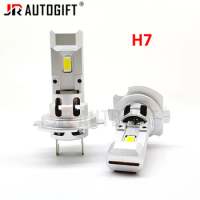 Mini Size Wireless H18 H19 H1 H7 H11 Led Headlight Bulb with Fan 40W CSP 6500k White Light Plug and Play for RU Cars