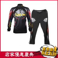 【海釣客精品】SunLine 防曬釣魚服 吸收汗衫速乾 男士戶外長袖釣魚球衣 釣魚褲子 休閒T恤 兩節褲 長褲 短褲