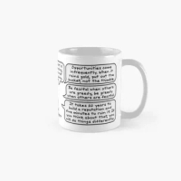 Wisdom Of Warren Buffett Classic Mug Tea Simple Gifts Image Design Printed Photo Picture Coffee Handle Round Cup Drinkware