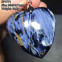 Natural Blue Pietersite Necklace Pendant Jewelry For Women Lady Man Healing Gift Reiki Crystal Beauty Beads Silver Stone AAAAA