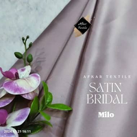 [0.5 METER] Kain Satin Bridal Heavy / Saten Bridal Deutches - Kain Bridesmaid Original Import Kualit