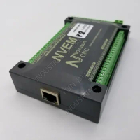 NVEM Mach3 Ethernet CNC Motion Controller Breakout Board Control Card MPG Stepper Servo Motor CNC Router Plasma Flame Cutting