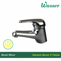 Kran Wastafel (Panas/Dingin) with Pop-up Waste Wasser MBA-S030