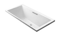 【麗室衛浴】美國 KOHLER EVOK 崁入式方形壓克力浴缸 K-15341T-0 1500×750×514mm 含原廠落水頭