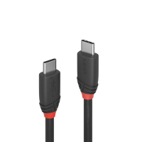 LINDY 林帝 Black USB 3.2 Gen 2x2 Type-C 公 to 公傳輸線 0.5m (36905)