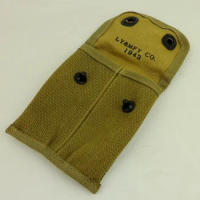 . WW2 US Army M1911 Double Magazine Pouch Pocket Case