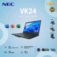 (Pre-Owned) NEC VK24 Laptop | 15.6\ Display | Intel Core i3 6th / 7th Gen | 8GB RAM | 128GB SSD | Wi
