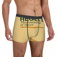 Philosophy Underwear Hegel Phenomenology of Spirit Sexy Underpants Customs Boxer Brief 3D Pouch Man Plus Size Boxer Shorts
