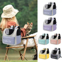 Kitty Backpack Carrier Large Trampoline Cushion Protection Cat Carrying Foldable Bag Breathable Pet Carrier For Your Cat And Dog