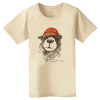 ├登山樂┤日本 mont-bell Ps Cotton T Ws Kuma帽熊女款短袖棉T 米白 #2104532 IV