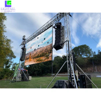 Outdoor 3x3m Die casting Aluminium Cabinet RGB P3.91 led Panel Rental LED Display For Live Show