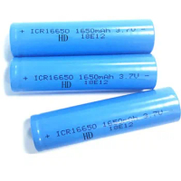 2-10PCS 1650mAh 3.7V 16650 Lithium ion Rechargeable Battery ICR16650 li-ion cell baterias for led flashlight digital device