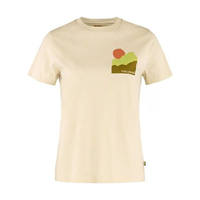 ├登山樂┤瑞典 Fjallraven Nature T-shirt 有機棉T恤 女 FR84787-113 粉筆白