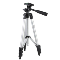 Universal Camera Mount Tripod Stand with Carry Bag 42.5in Video Filming Table Stand Heavy Duty Adjustable for Camera and Phone