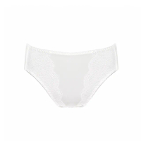 【曼黛瑪璉】包覆提托經典 中腰三角內褲 M-XL(牙白)
