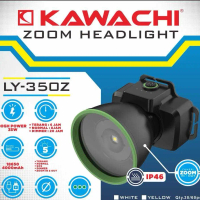 SENTER KEPALA ZOOM KAWACHI LY-350Z 35W - BATERAI 4.000mAh - ZOOM IN - WATERPROOF - TAHAN LAMA LY-250