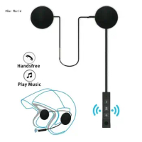 6XDB Motorbike Helmets Headset with Microphone In-Helmet Earphones with Microphone Wireless Communication System for Riders