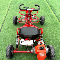 รถโกคาร์ท น้ำมัน ล้อโต กระโดดเนิน กระโดดลงขั้นบันได ลุยแรง 63cc สต๊าทมือ