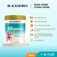 ￼Sữa Blackmores JNR Balance+ 850g Úc số 1,2,3 900gr giúp bé tăng cường trí não toàn diện, phát triển