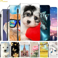 Leather Cases For Samsung A51 5G Luxury Wallet Flip Cover Cats Phone Bags For Samsung Galaxy A32 4G Case Card Slots Stand Etui