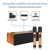 HIFI Bluetooth Speakers Home Theater Computer Subwoofer Karaoke System Audio Wireless Microphone All-in-one Machine Rechargeable