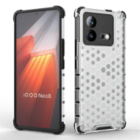 For Vivo IQOO Neo8 5G Case Vivo IQOO Neo8 Pro 5G Cover Shockproof Armor PC Silicone TPU Protective Phone Back Cover IQOO Neo8 5G