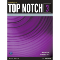 Top Notch  (3) Student\'s Book with MP3 CD/1片 3/e Saslow 2014 Pearson