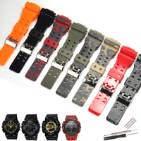 Watch Accessories Suitable for Casio G-Shock GLS GD GA110 GA100 GD120 Men's and Women's Sports Camouflage WatchBand Strap