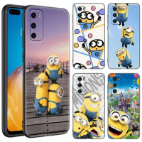 M-Minions Cartoon Phone Case For Huawei Pura 70 Ultra P20 P30 P40 Lite P60 Art P50 Pro P50E P Smart 2018 2019 2020 2021