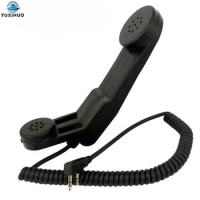 Military Handheld Telephone PTT Shoulder Mic Speaker Microphone for BaoFeng UV5R UV-5R BF-888s GT-3 DM-5R Plus TYT Kenwood Radio