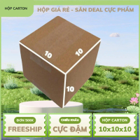 Combo 200 hộp carton đóng hàng mã 10x10x10 trơn không in