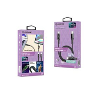 240W｜電壓顯示｜2米｜USB-C 轉 USB-C 充電線｜數據線｜capdase