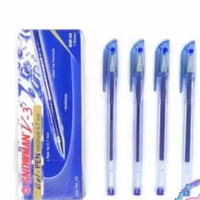 Bolpoin Gel 0.5mm β Set 3 Warna Biru