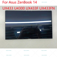 For Asus ZenBook 14 UX4300 UX433 U4300 UX433F UX433FN Screen LCD Display Assembly panel matrix FHD 1920x1080 14"