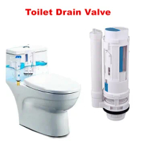 Split Toilet Drain Valve Two-button Toilet Water Outlet Valve Dual Flush Fill Water Tank Fittings Drain Flush Cistern Valve