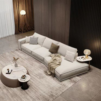 意大利布達佩斯科技布baxter異形沙發大戶型輕奢意式極簡弧形沙發