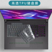 Transparent Tpu Keyboard Cover Skin For Asus Rog Strix G17 G713r (2022) G713RM G713qc G713qm G713qe G713 RM Qc Qm Qe Gaming
