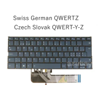 Swiss Czech Slovak Keyboard For Lenovo Ideapad Yoga 530-14ARR 530-14IKB 730-13IKB 730-13IWL 730-15IKB 730-15IWL Backlit Blue