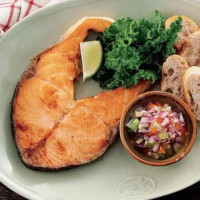 【永豐餘生技】蘇格蘭鮭魚魚排 中段輪切 250g/包 共4包(魚排 蘇格蘭鮭魚 鮭魚排 鮭魚輪切)