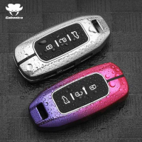 New Zinc Alloy Car Key Case for Ford Territory EV Smart Fiesta Escort Territory Key Cover Shell Holder Auto Styling Accessories