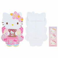 小禮堂 Hello Kitty 造型紅包袋3入組 (和服款)