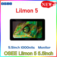 Osee Lilmon 5 5.5Inch 1000Nits 4K Hdmi On-Camera Monitor Kit Touch Screen Camera Field Monitor with 3D Lut Hdr Wide Color Gamut