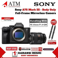Sony A7SIII A7S III Sony A7S Mark III Sony A7S III Body Garansi Resmi with FE 35mm GM