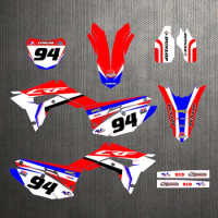 Customized Motorcycle Emblems Decals Stickers Backgrounds Graphics kits For CRF300L 2021 2022 2023 CRF-300L CRF 300L