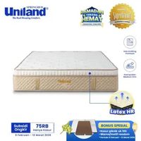 Uniland Springbed Rivera Luxury Plushtop Marylin Latex Hanya Kasur 180 x 200 Grey