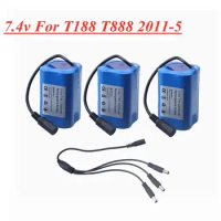 7.4V 12000mAh 6000mAh Battery and Charger For T188 T888 2011-5 V007 C18 H18 So on Remote Control RC Fishing Bait Boat Parts