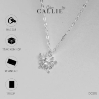 DC201 - Dây chuyền bạc Callie Silver bông tuyết dây móc