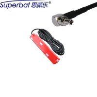 Superbat 2DBi Aerial GSM/UMTS/CDMA 3G Booster Antenna CRC9 Male RA Connector 3M Cable for Huawei USB Modem Routers Adhesive