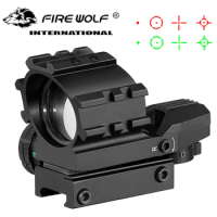 Tactical Hunting Holographic Multi 4 Reticles Pattern Illumination Tactical Red &amp; Green Dot Reflex Sight Scope